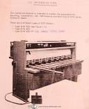 Promecam-PromeCam Type GTH 420, 425, 430, Shear, Operation & Spare Parts Manual Year 1981-GTH 420-GTH 425-GTH 430-01